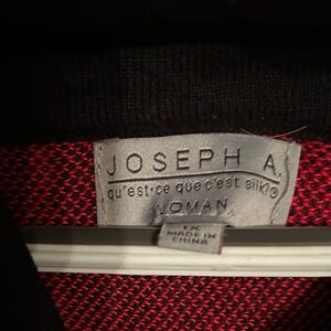 Joseph A Red and Black Knitwear